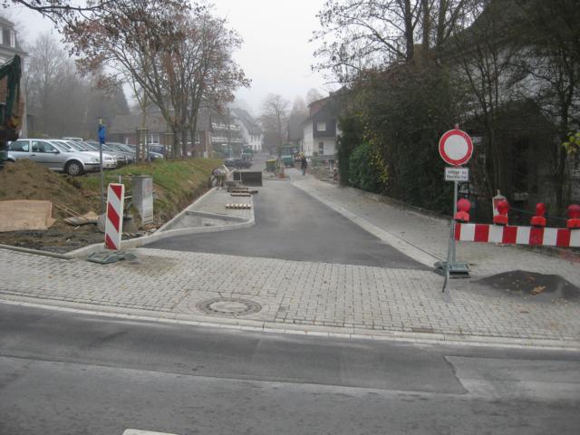 Baustelle an der Alsbergstraße