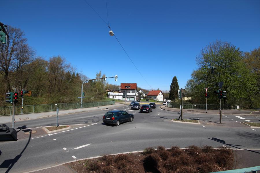 Vollsperrung wegen Rodungsarbeiten für den Kreisverkehr Boxberg