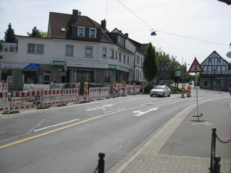 Baustelle an der Kaiserstraße