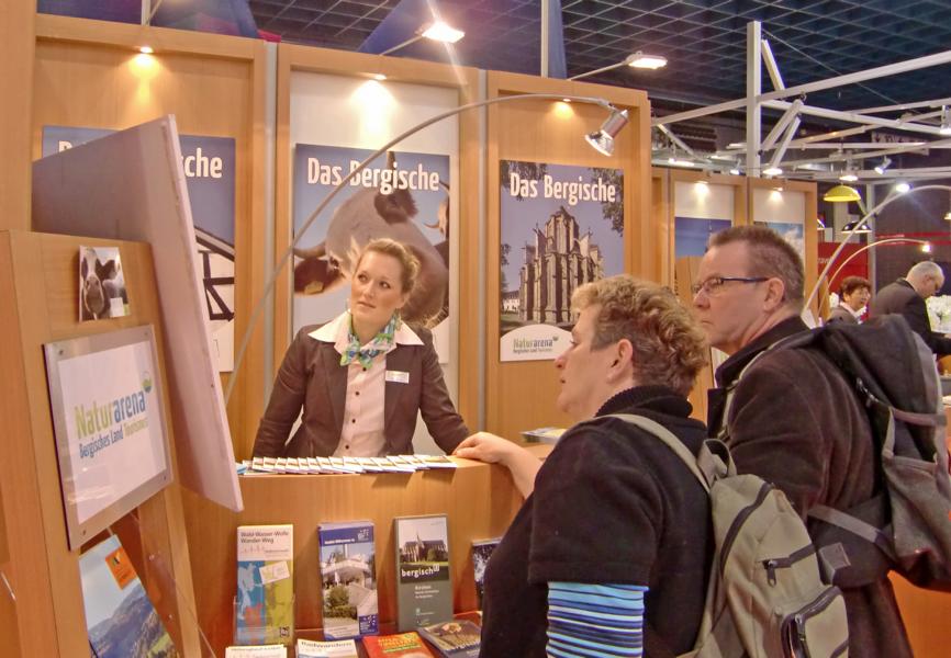 Naturarena Bergisches Land wirbt auf Reisemesse in den Niederlanden