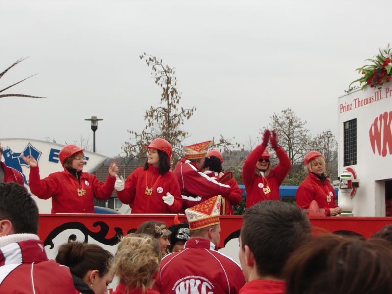 Prunkwagen der WKG vom letztjährigen Karnevalsumzug in Waldbröl