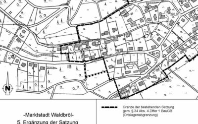 5. Ergänzung der Satzung für den im Zusammenhang bebauten Ortsteil Waldbröl-Wilkenroth