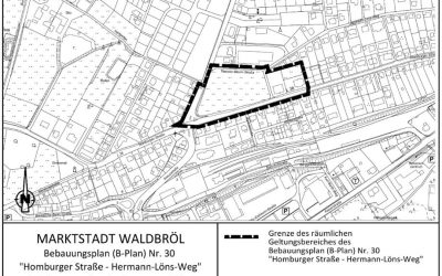 Bebauungsplan Nr. 30 „Homburger Straße – Hermann-Löns-Weg“ als Bebauungsplan der Innenentwicklung