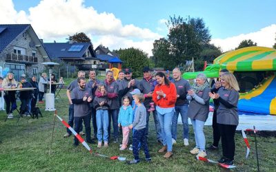 Einweihung des Spielplatzes in Bladersbach