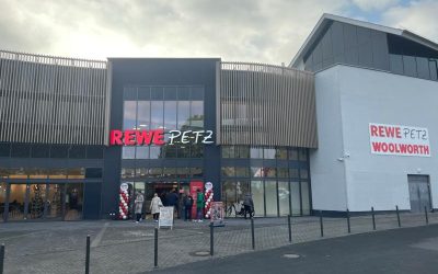 Wiedereröffnung des Petz-Rewe-Marktes an der Gerbertraße